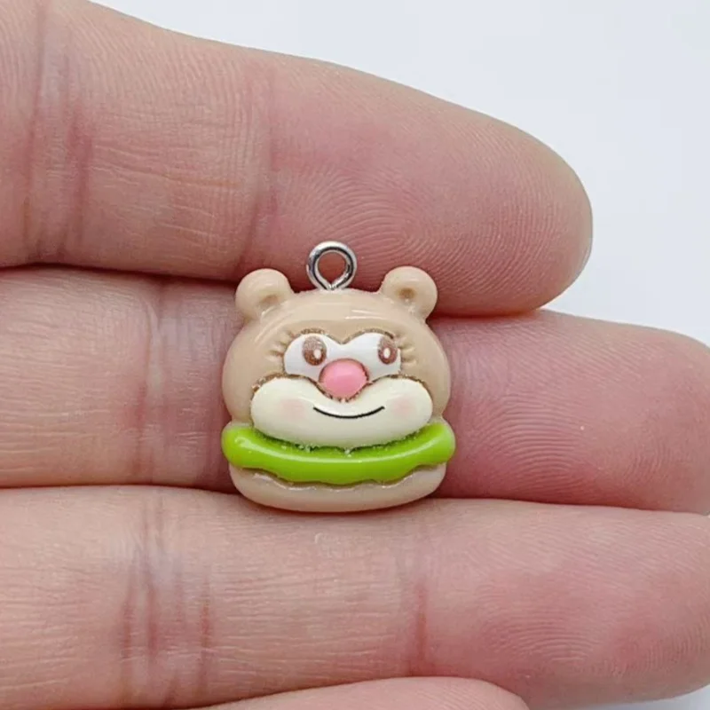 10pcs Cartoon Animal Charm Decorative Resin Pendant DIY Jewelry Accessories Making Earrings Necklace image 5