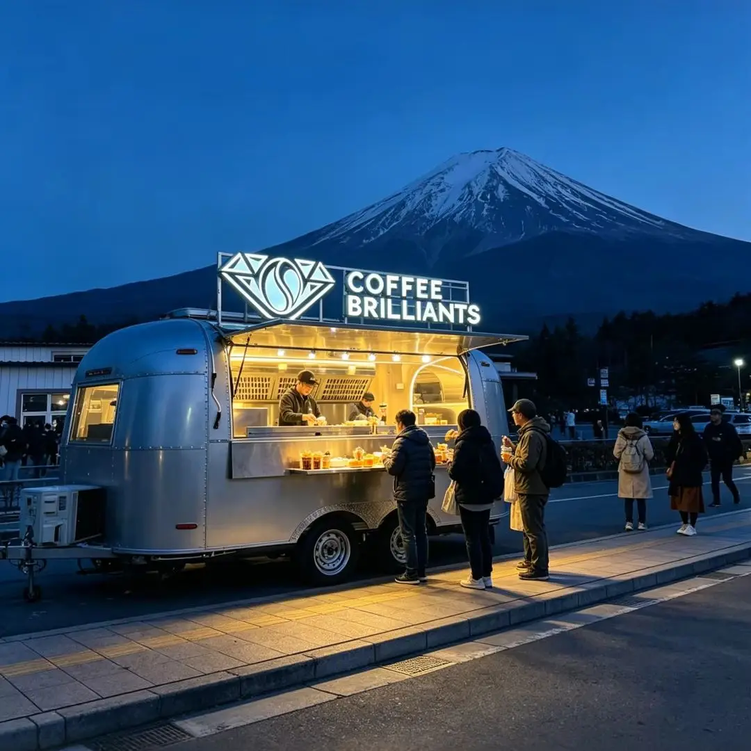 Customizable Concession Trailer Double Axle Commercial Mobile Bar for Beverage Dessert Park & Street Retail