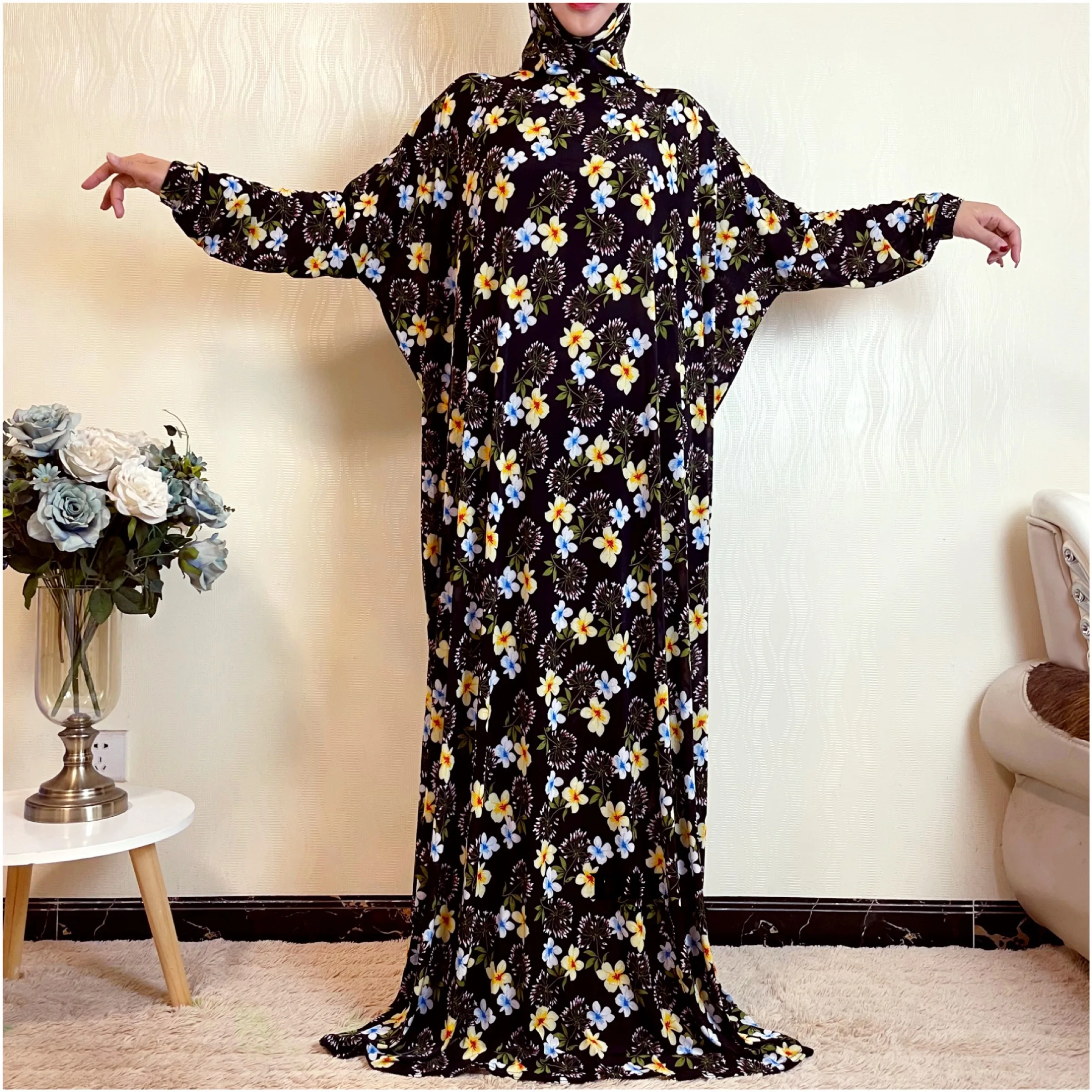 2022 Eid Abaya Dubai Turkey Muslim Fashion Hijab Dress Kaftan Islam Clothing African Dresses For Women Robe Traditional Costumes