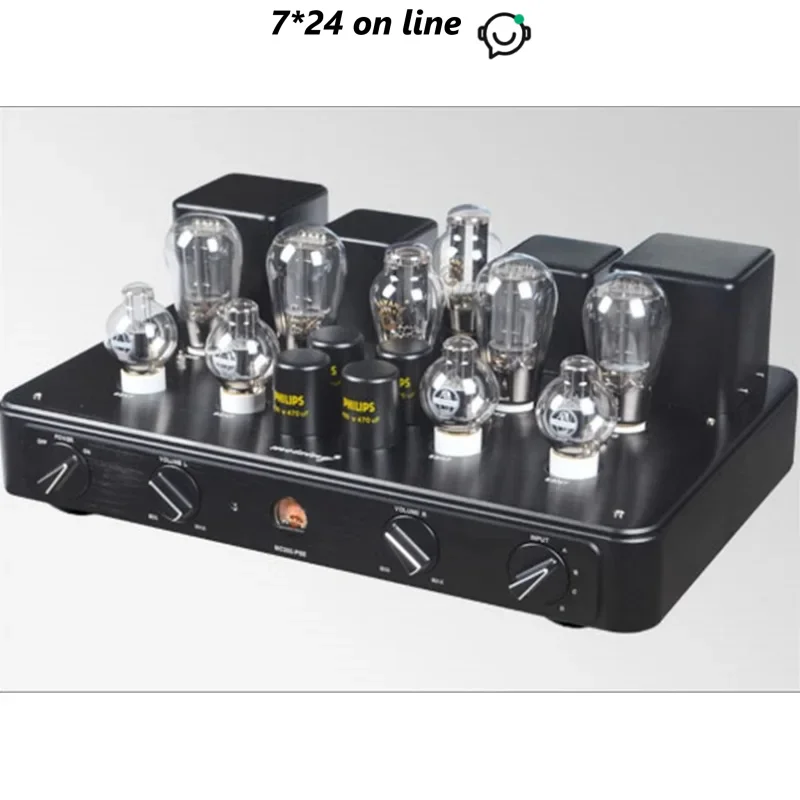 W-001 MEIXING MINGDA MC300-PSE XLR Input XLR Output Flagship Vacuum Tube Preamp Premplifier Full Music 300BN*4 Power Amplifier