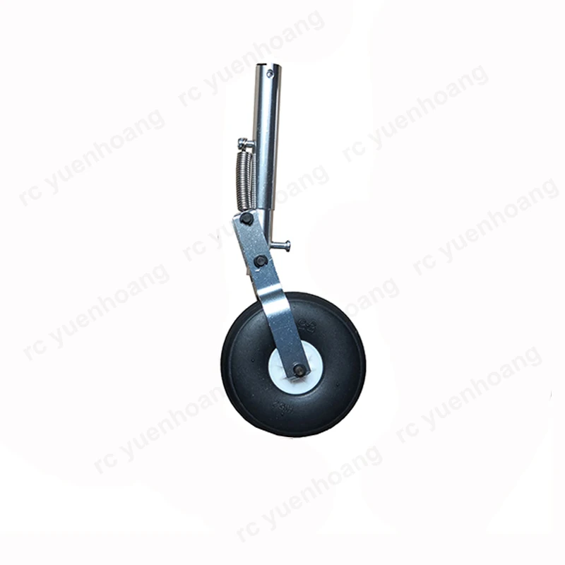 1 szt. Amortyzator ze stopu aluminium chowany podwozie ślimakowe długość 110-150mm dla RC stałopłatowy/wentylator kanałowy Model samolotu