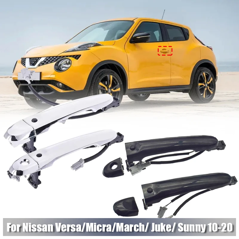 

For Nissan Versa/Juke/Micra/March/Sunny 2010-2020 Left Or Right Side 80644-3WC2A 80640-1FA5B Inductive External Door Handle