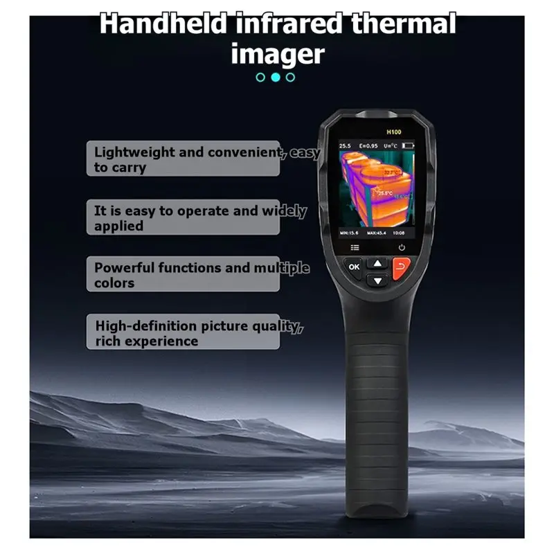 B50B-Handheld TISR 240X240 Infrared Thermal Camera Visible Light Fusion Photo & Video Taking Automotive Thermal Imager