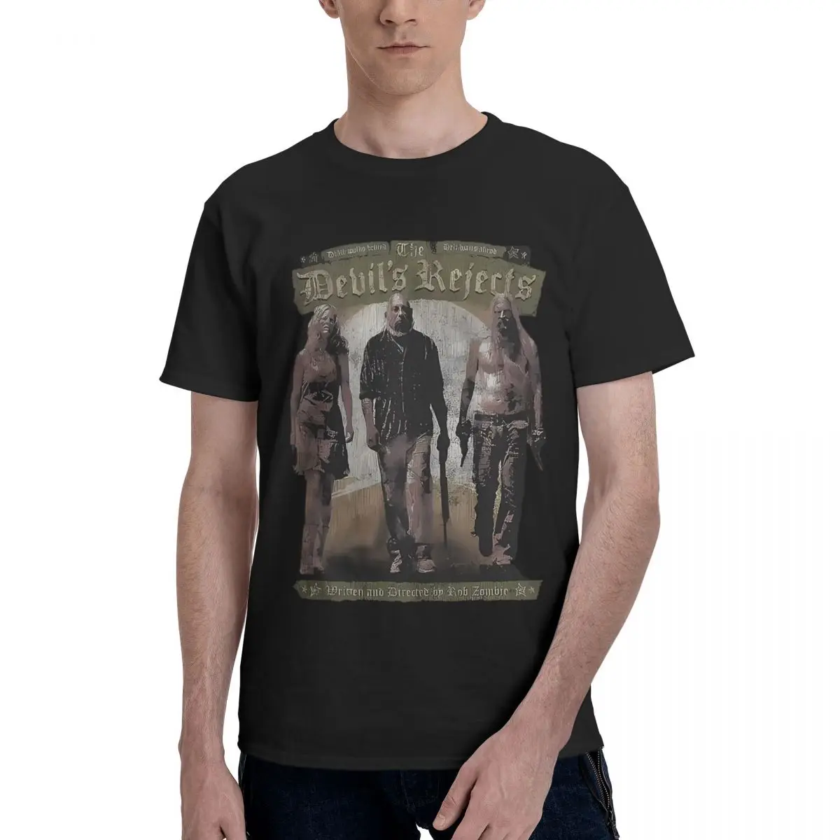 

The Devils Rejects Horror Captain Spaulding Movie 100% Cotton Casual Breathable Confortable T Shirt Men's T-Shirts Men's Shirt