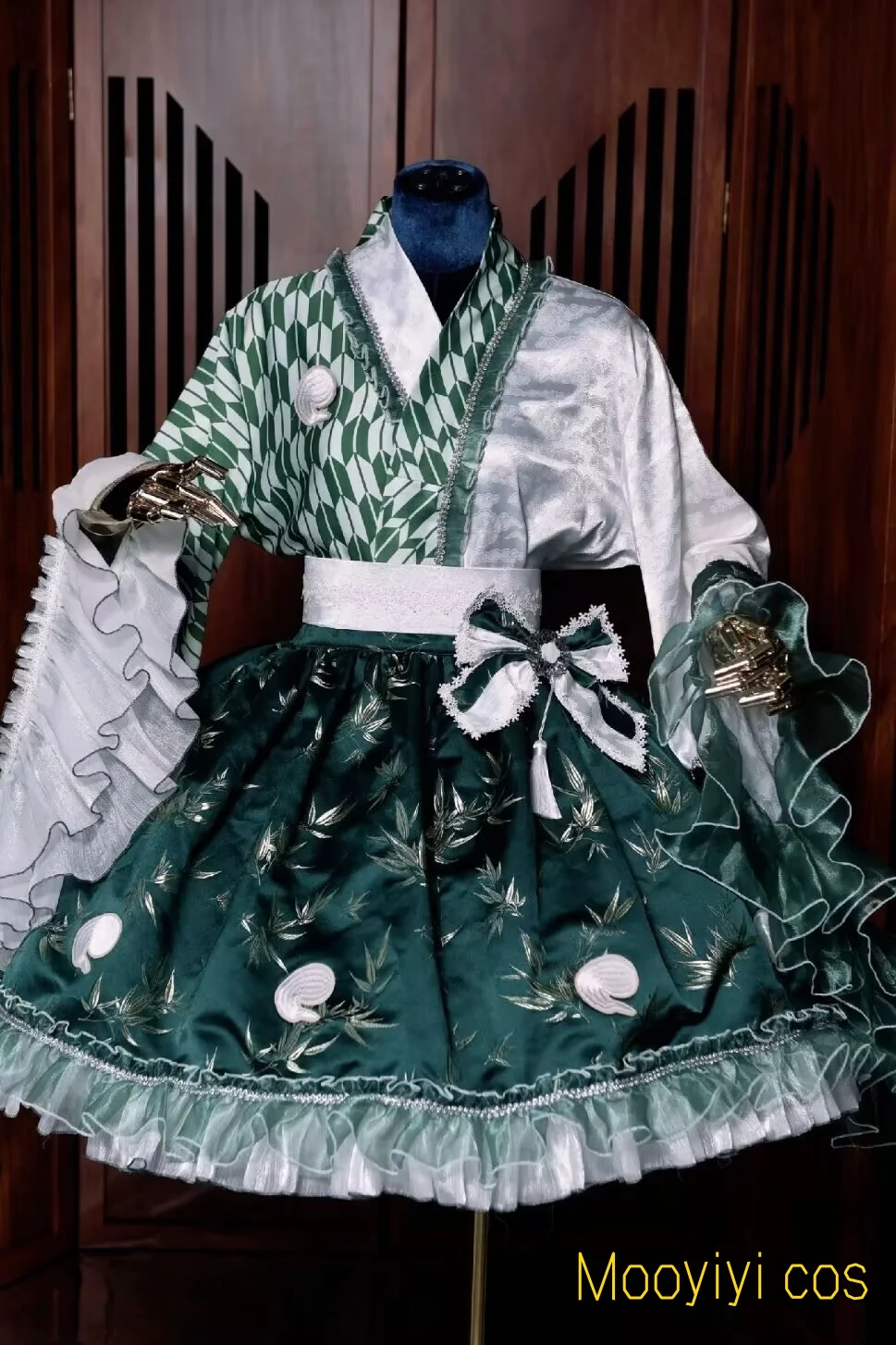 Disfraz de Mooyiyi Konpaku Youmu, disfraz de Halloween, Navidad, fiesta de juegos de rol, vestido cómico, nuevo proyecto Touhou personalizado