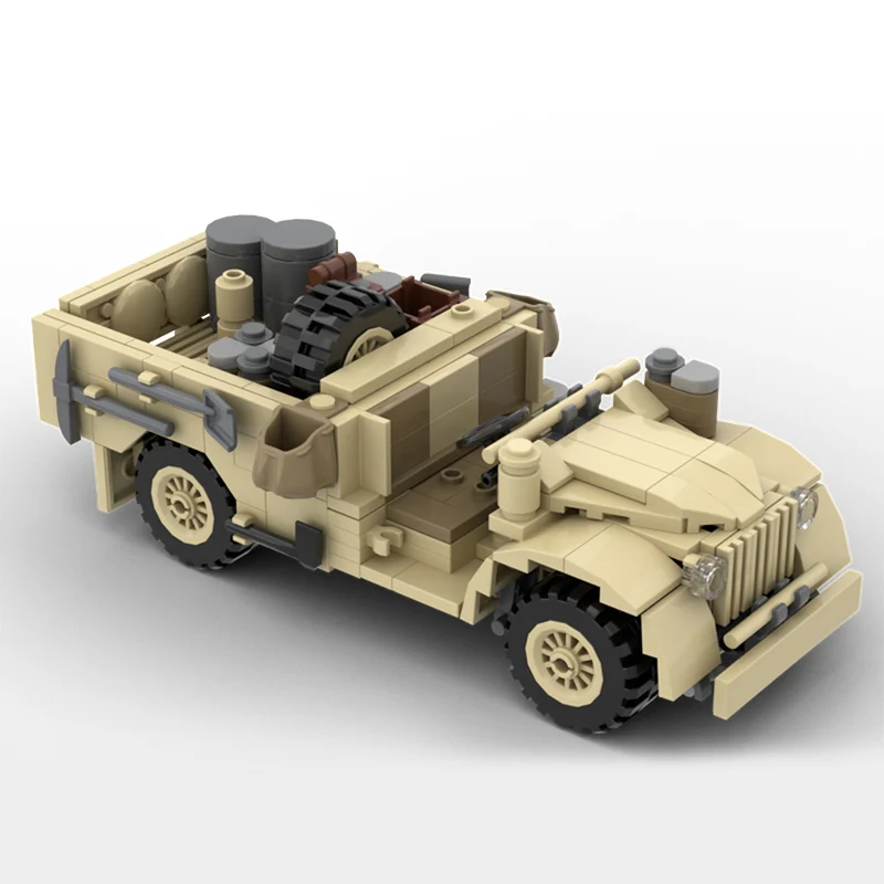 

Military Off-Road Vehicle Model MOC Building Bricks War Equipment Modular Technology Gifts Holiday Assemble Children Toys