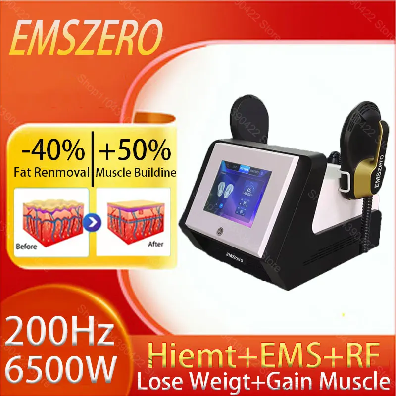 

6500W 15 Tesla EMSZERO Fat Removal Training Muscle Machine 2025 200Hz RF Technology Body Shaping Machine