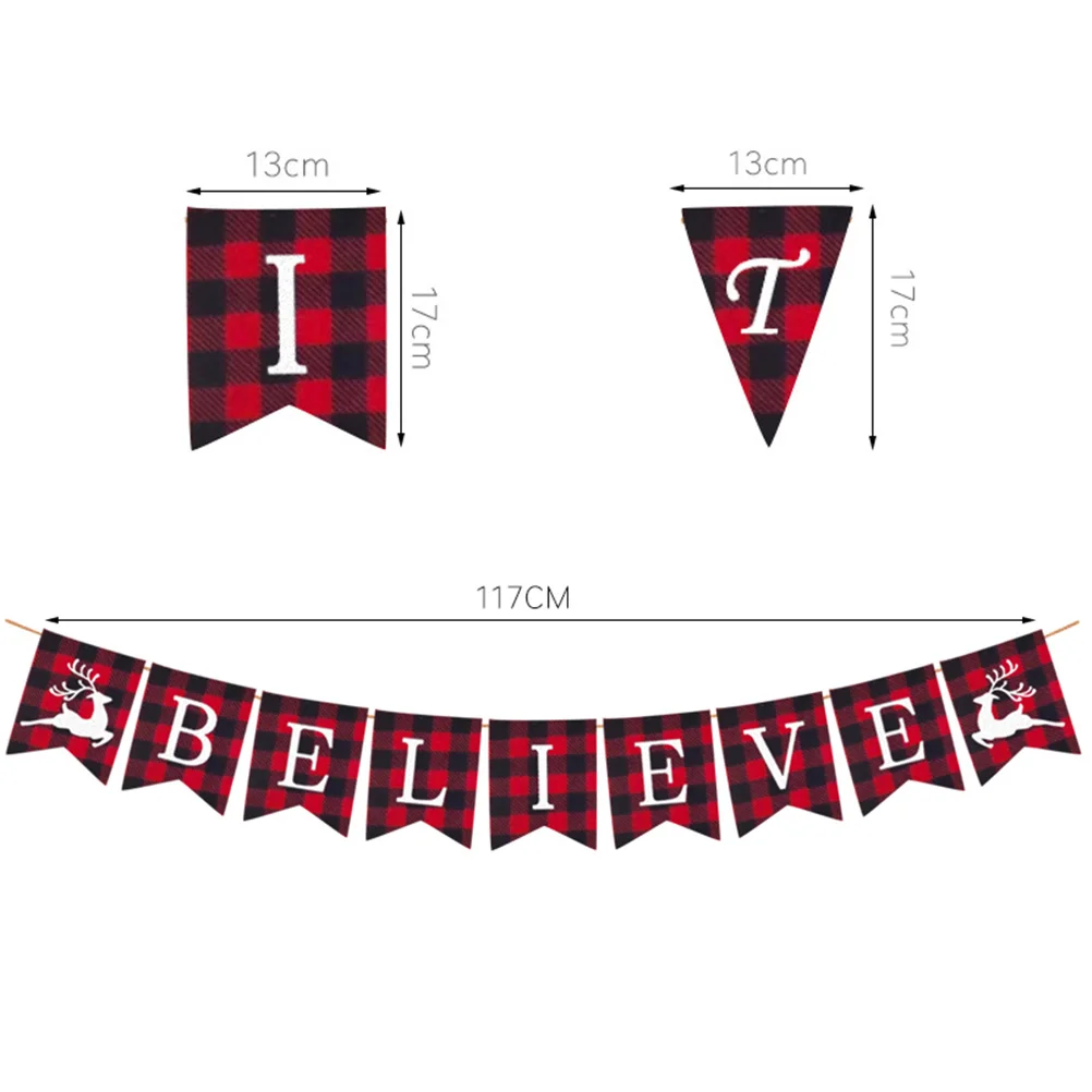 النسيج عيد الميلاد راية التمنيات المزدوجة علامة الطرف الديكور شنقا راية عيد الميلاد رسائل سلسلة العلم احتفالي عيد ميلاد سعيد العلم #3
