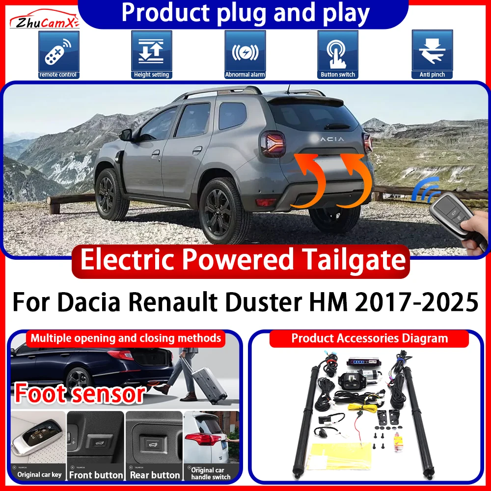 ZhuCamX OEM Powered Tailgate for Geely Geometry C M6 2020-2025 System suite anti pinch Smart Intelligent Control Gate Lift Kit