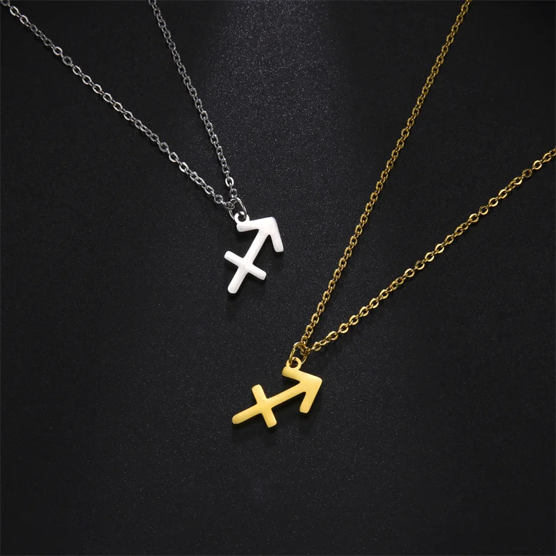 12-Sternbild-Anhänger-Halsketten für Frauen, Mädchen, Widder, Steinbock, Stier, Halskette, Ketten, Halsband, Anhänger, Schmuck, Geburtstagsgeschenke – Detail 18