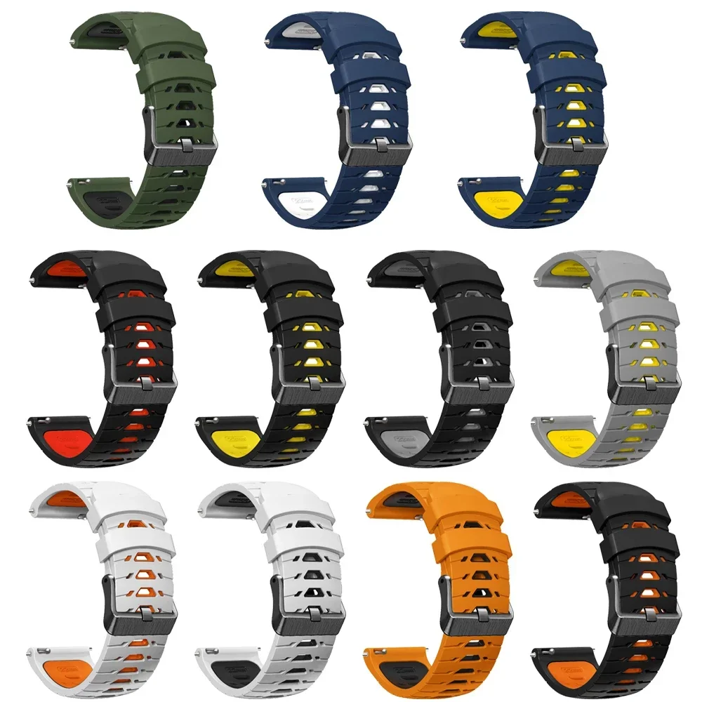 22mm Silicone Strap Band For Xiaomi Watch S4/S3/S2/S1/S1 Active/S1 Pro/2 Pro Wristband Bracelet Replacement Wriststrap Watchband