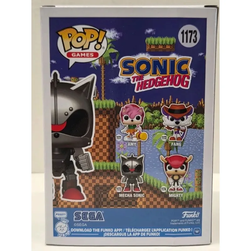

Authentic Funko Pop Sonic Fang Amy Mecha Sonic #1171 #1172 #1173 Collectible Vinyl Desktop Ornament Gift for Game Fans