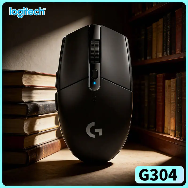 Logitech G304 LIGHTSPEED Wireless Gaming Mouse 12000 DPI 1ms Latency HERO Sensor 250hr Battery Low Power Desktop Users