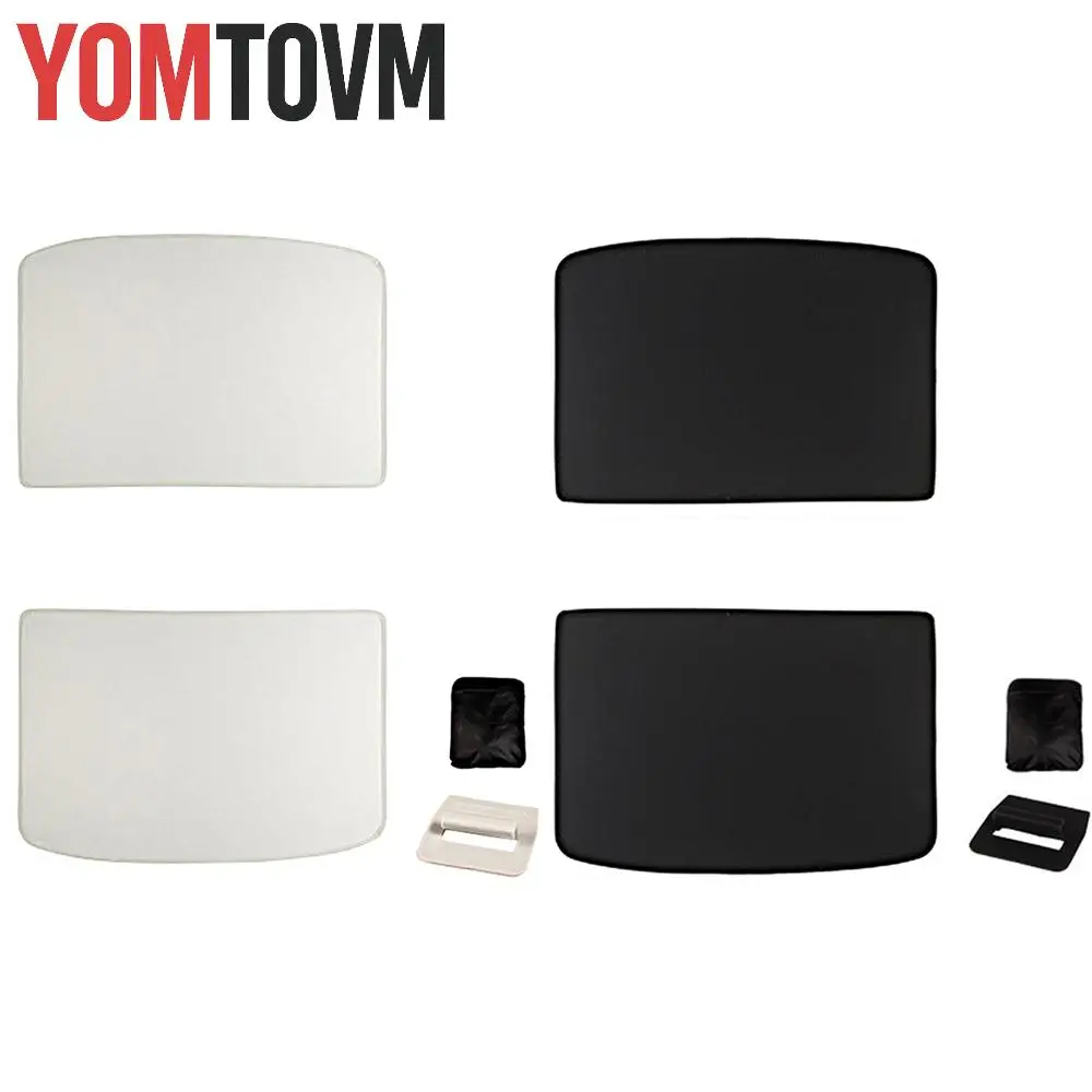 

2PCS Roof Sunshade for Tesla Model Y Interior Cooling Mesh Shade UV Protector with Storage Bag Black/Beige