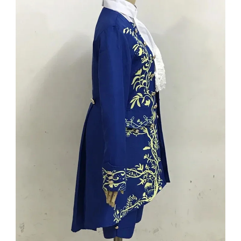 Prince Beast Cosplay Costume Outfit Halloween Carnival Costumes for Adult Cosplay Costume Coat+vest+shirt+bow tie+pants