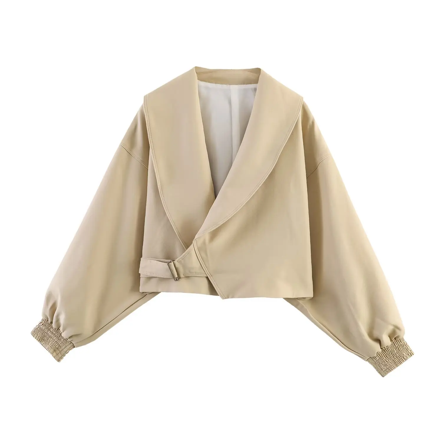 Fashionable Short Outerwear Women's Jacket Cross-Border Popular Style Pure Color Universal Summer 2026 Season