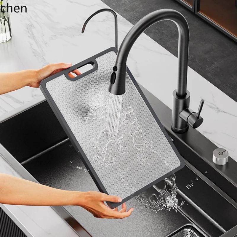 

HXL Stainless Steel Large Single Bowl Kitchen Sink Dishwashing Basin Sink