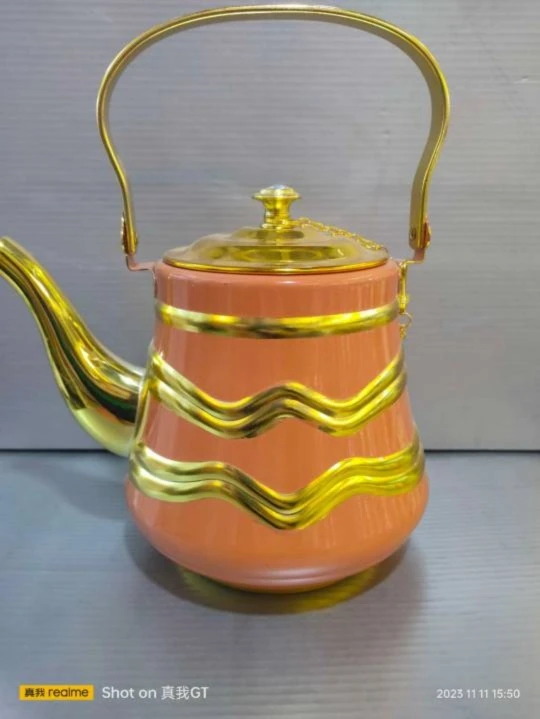 

Xinjiang Ethnic Characteristic Stainless Steel Craft Tea Pot