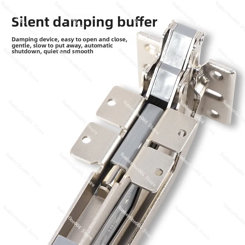 

Suitable for Wardrobe Bus Door Translation Door Hinge Silent Damping Corner Cabinet Folding Swing Door Buffer Hinge Hardware
