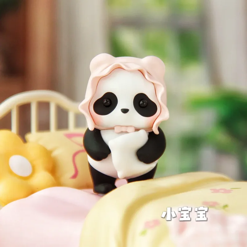 PandaRoll-caja ciega de la serie versátil y mínima para bebé, 52 juguetes auténticos, Mini grano bonito, juego de moda para niña, regalo de escritorio de cumpleaños