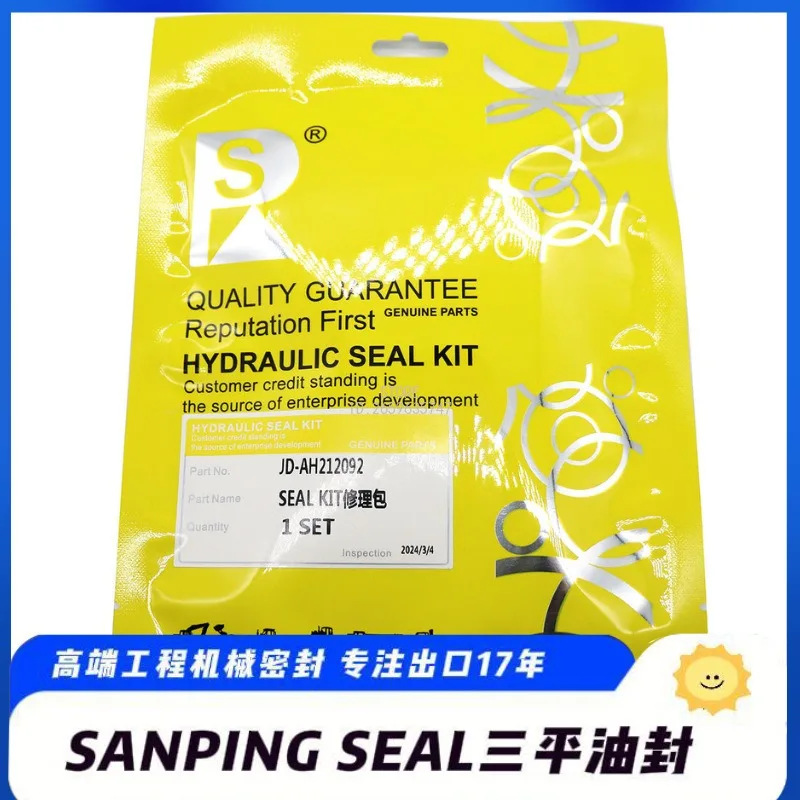 AH212092 Hydraulic Cylinder Block Seal Repair Kit for Bulldozer Loader Repair Kit