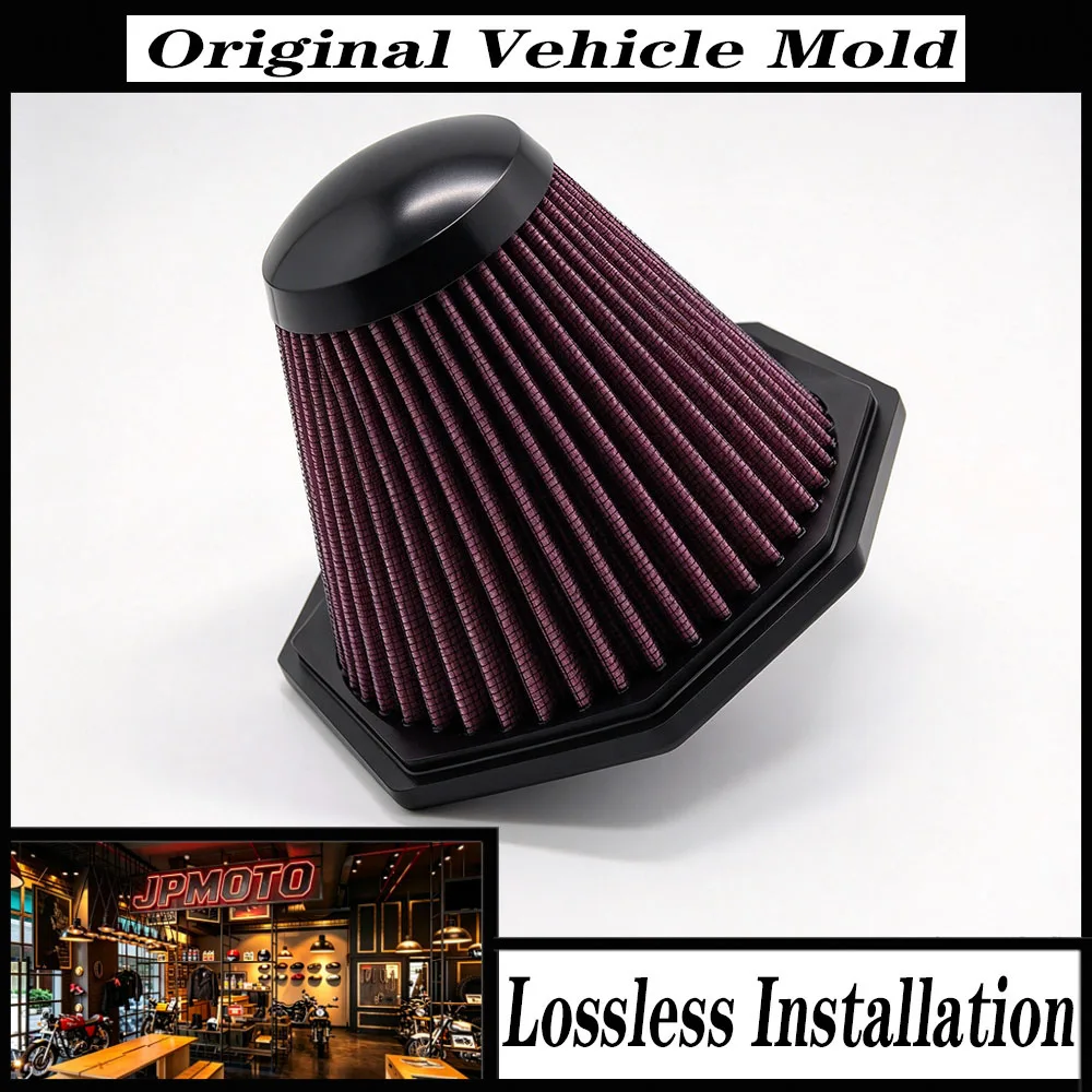 For BMW K1300R K1300S K1300GT K1200R K1200S K1200GT 2005-2014 High Flow Air Filter Intake Cleaner BM-1205 Motorcycle Kit Set