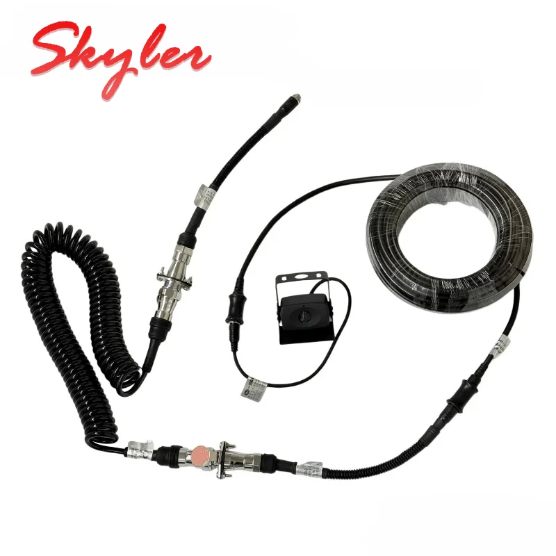 Wire 4Pin J6P JH6 Jiefang Vehicle Monitoring Spring Cable Connector Dedicated Rearview Camera F Reversing Image Connection Line