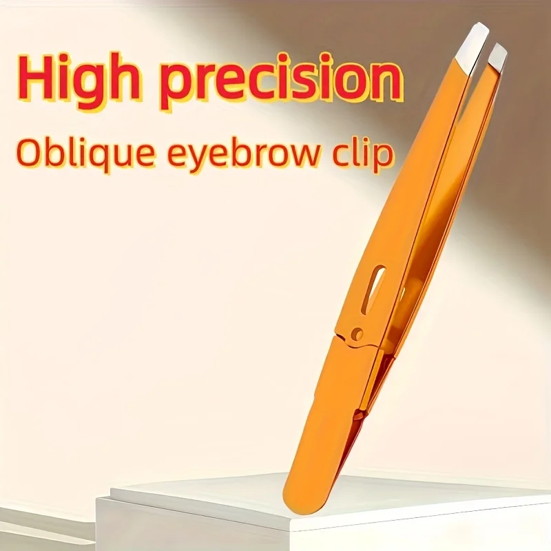 Professional Grade Stainless Steel Precision Facial Hair Removal Tweezers Suitable for Eyebrow Grooming Mustache & Beard