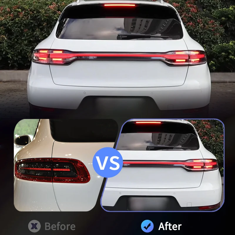 مصباح خلفي بورش ماكان 95B تم تعديله وترقيته من خلال مجموعة مصابيح خلفية LED لبورشه 2014-2017 #3