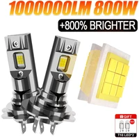 CANBUS H7 bombilla LED para faros delanteros 360 luz blanca 1000000LM lámpara súper brillante para automóvil Mini inalámbrico Turbo faro de coche Plug & Play 12V 24V
