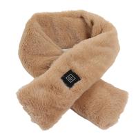 3-Level Electric Heated Scarf - Plush & Washable Neck Wrap for winter Hiking & Outdoor Activities