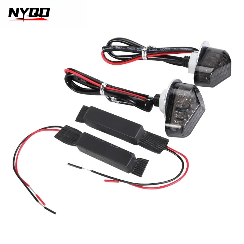 Hyper Flash LED Turn Signal Resistor Load Equalizer Decoder for YZF R7 R1M Motorcycle Blinker Indicator Light Error Free