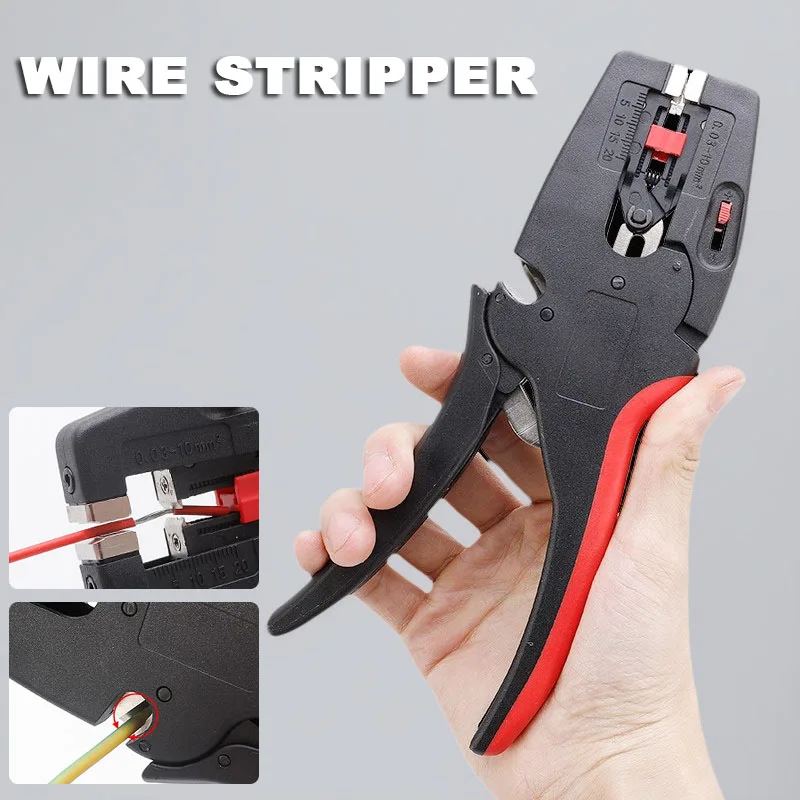 

Автоматический инструмент для зачистки проводов диапазон 0,03-10 мм2, электрик, инструмент для зачистки проводов, резак для зачистки проводов, многофункциональные плоскогубцы для резки кабеля