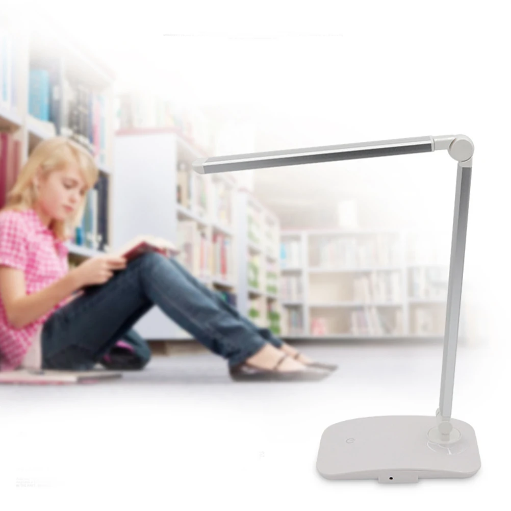 

Touch Dimming Table Lamp Adjustable Operated Desk Lamps Rechargeable Reading Eye Protection