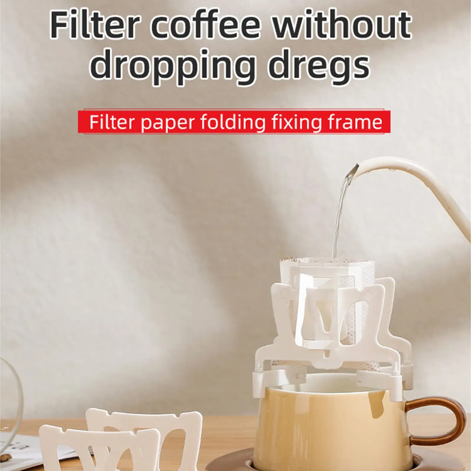 Drip Coffee Bag Stand Portable Foldable Coffee Drip Holder Reusable Outdoor Coffee Filter Paper Holder Dripper Rack for Home