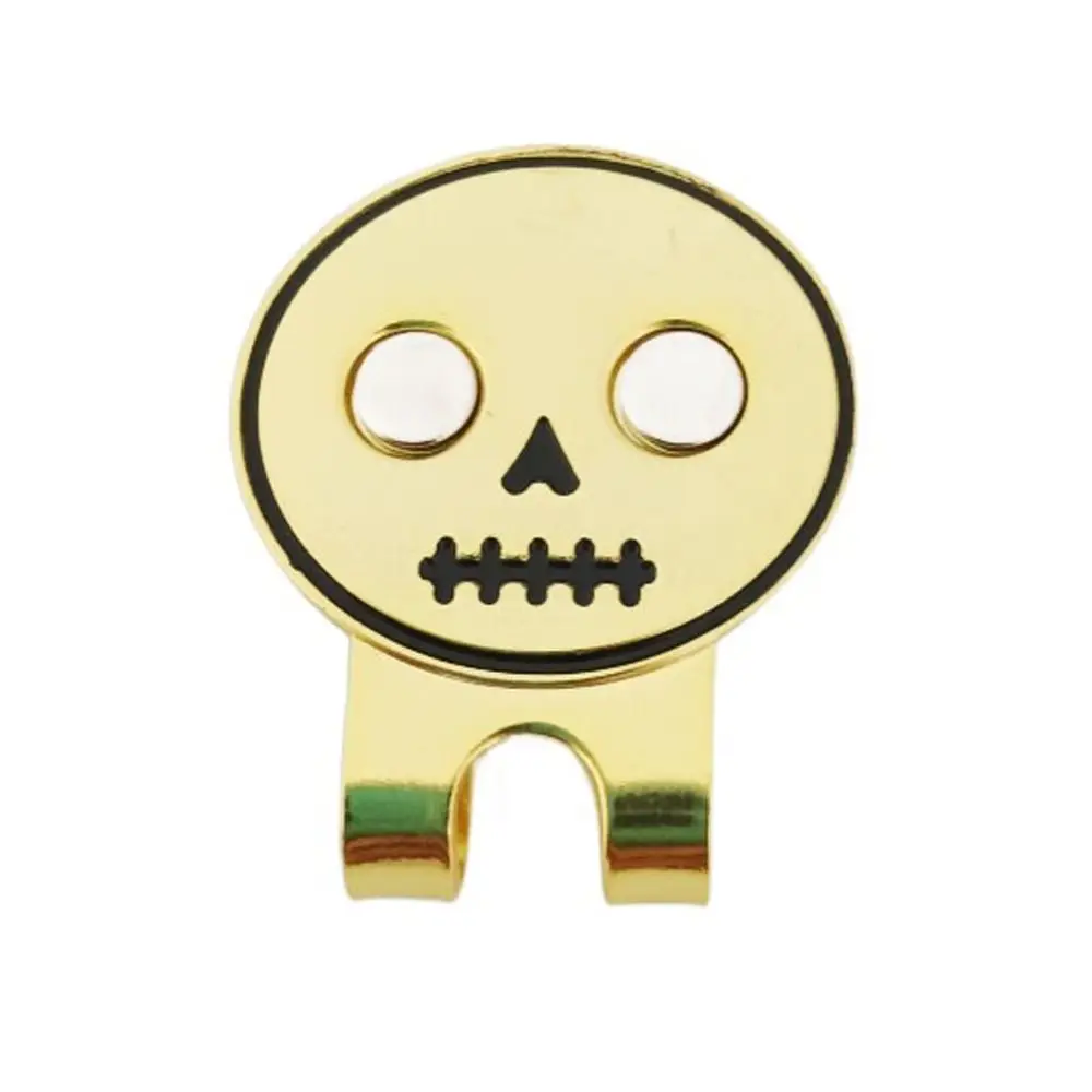 Magnetic Skull Design Magnetic Hat Clip Integrated Molding Not Easy To Loose Skull Magnetic Golf Ball Marker Iron Professional