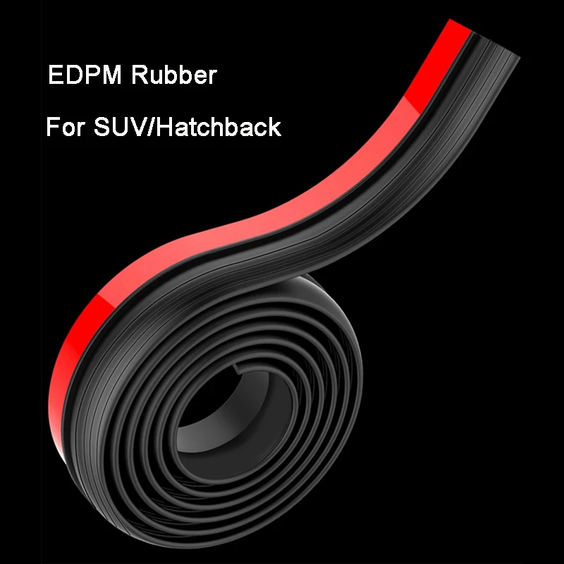 

Sealing Strip Auto Trunk Seal Strip Lid Gap for SUV Hatchback Upper Edge Trim Car Sticker Car Accessories Car Rubber 1.6m