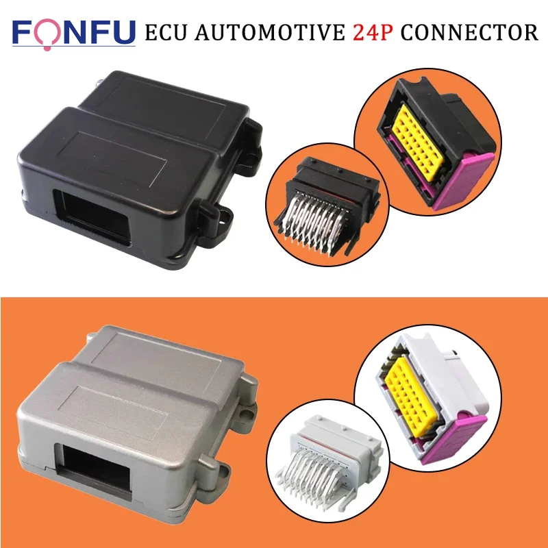 

1/5/10/50Set FCI ECU Connector 24 Pin 24 Way Waterproof Female Housing Sealed Plug Socket 211PC249S8005 211PC249S0005