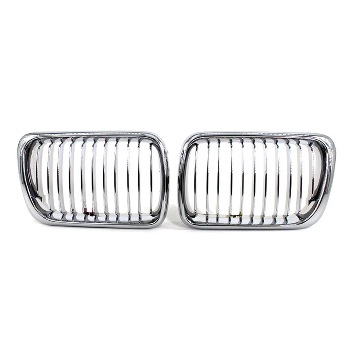 

Kidney Grille Sport Grill Front Racing Grilles for BMW 3 Series E36 1997-1999 51138195151 51138195152 (Silver) -N26R