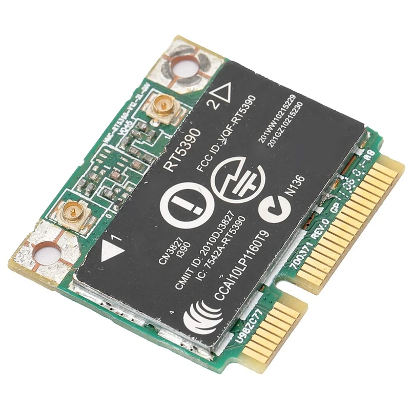 

RISE RT5390 Полумини-интерфейс PCI‐E 802.11B/G/N Беспроводная сетевая карта Wi-Fi-адаптер только для компьютера HP