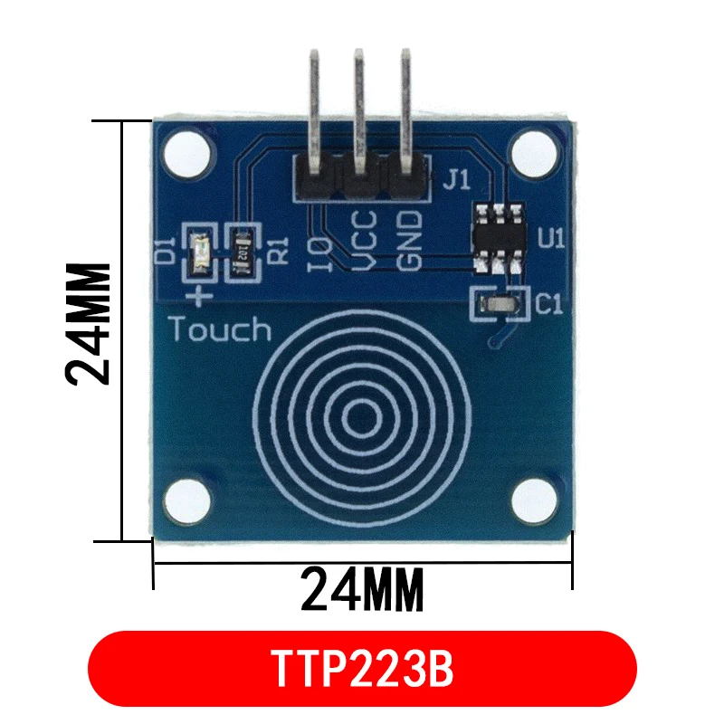 TTP223/TTP224/TTP226/TTP229 Jog Digital Touch Switch Sensor Digital 1/4/8/16 channel Touch Key Capacitive Module TTP223B