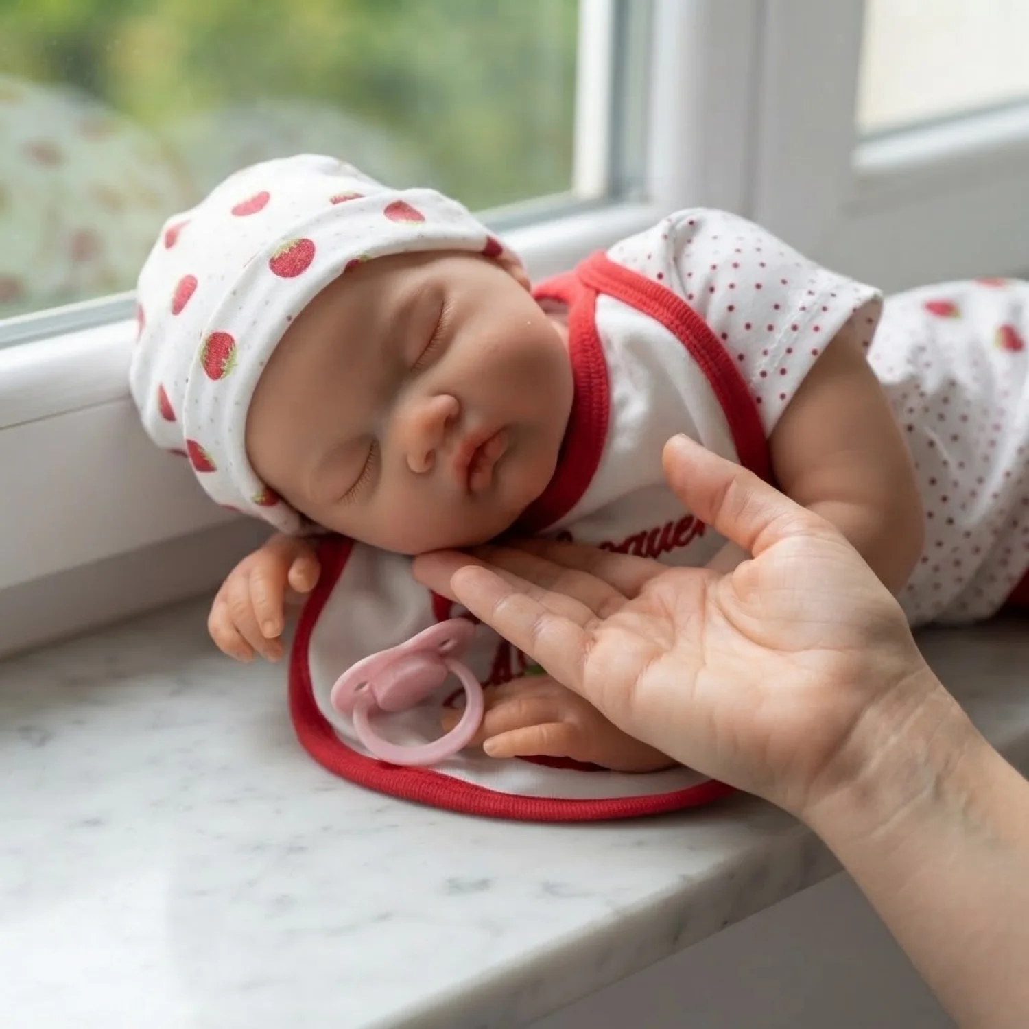 1 PC 45CM Chubby Silicone Doll Open Mouth Washable Full Solid Silicone Reborn Doll Collectible Boneca Reborn Corpo De Silicone