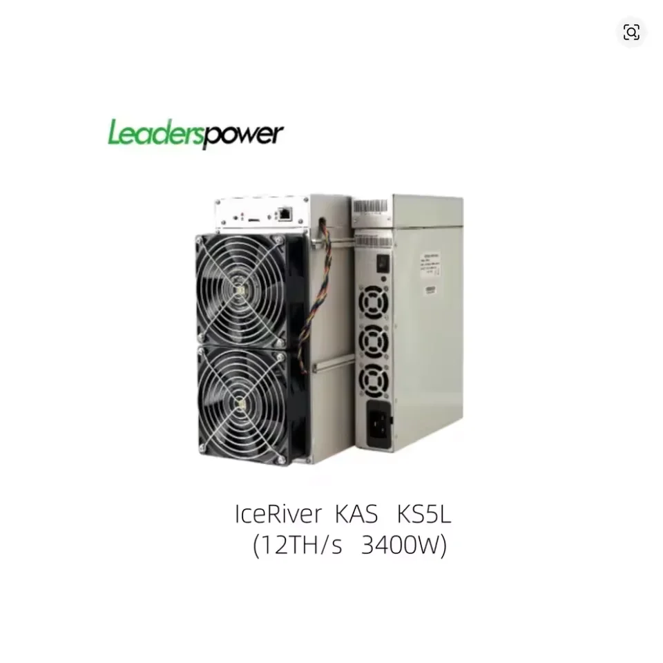 

ICERIVER KS5L 12TH Kaspa Miner - 3400W kHeavyHash Algorithm ASIC Miner for Mining Kaspa Cryptocurrency
