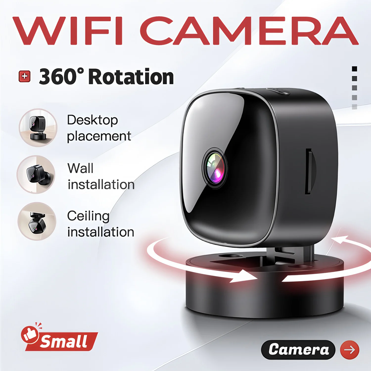 A9 1080P HD Wifi Mini Surveillance Camera, Smart Wireless Security Camcorder