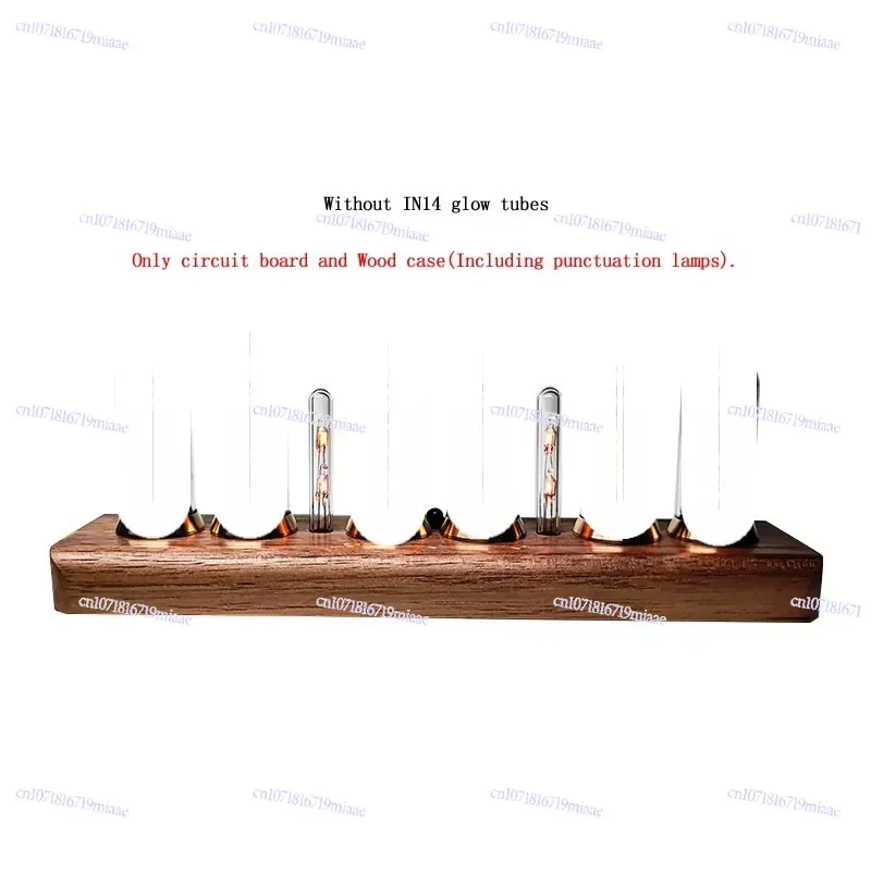 

14 Former Soviet IN Glow Tube Clock Electronic Tube Clock NIXIE CLOCK Dial and Plug,Touch Button,Without Tube