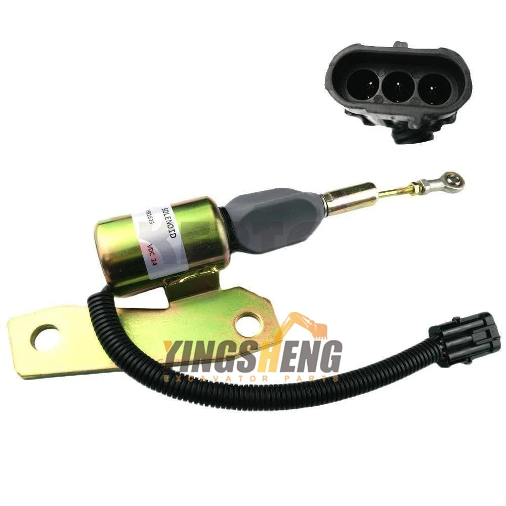 

6BT Enjin Hyundai R220-5 parts shut-off solenoid valve 3991625 24V 3991624 12v SA-4959-24 Cummins