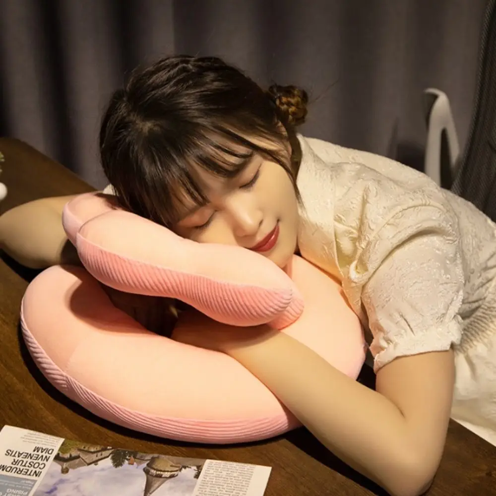 

Двусторонняя цветочная офисная подушка для сна и ледяной шелк, супермягкая подушка с медведем, мягкая подушка для рук, поддержка солнечной подушки для сна, женский подарок