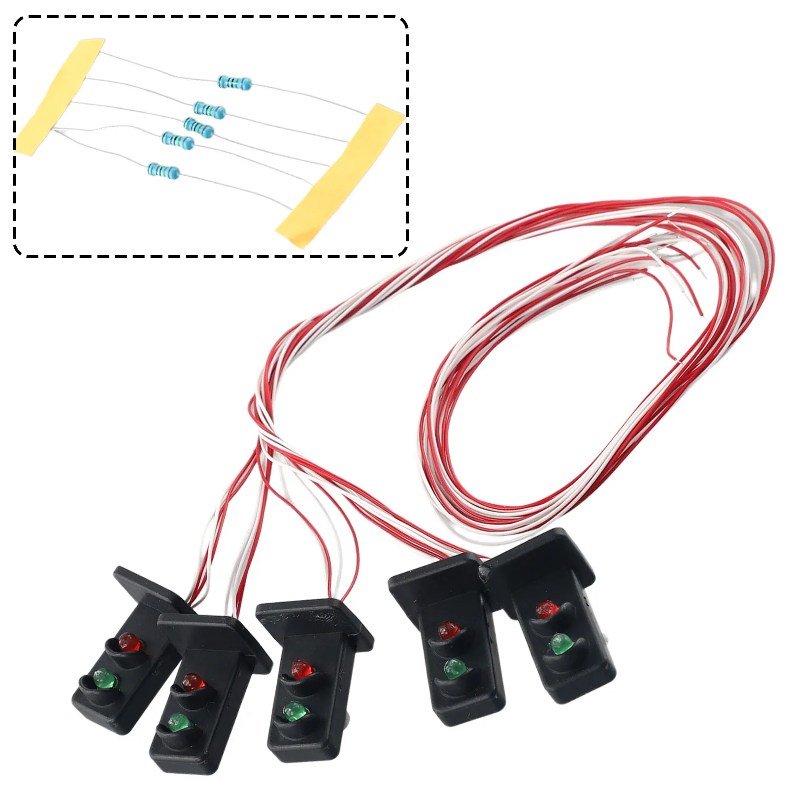 20mm LED-Based Dwarf Signal Devices with Two Display States for Hobbyist Layouts and Control Panel Integration