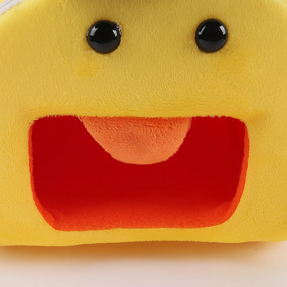 

Yellow Duck Warm Pet Bed Removable Washable for Hamster Rabbit Squirrel Small Animal Nest Comfortable Size S