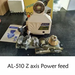 AL-510 Z axis Power feed 650in-lb 200RPM 110V / 220V power table feed big torque milling machinery power feed